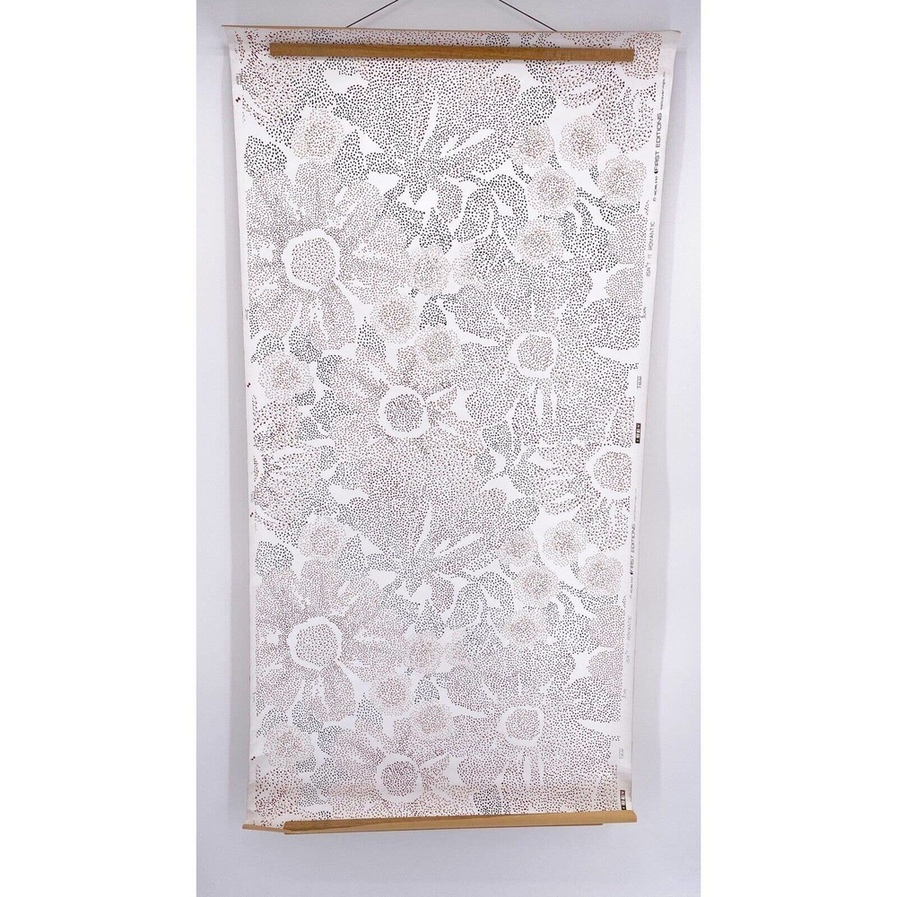 Vintage First Editions Wallpaper 29" x 58" 1 Roll Panel MCM Floral Romantic 70s